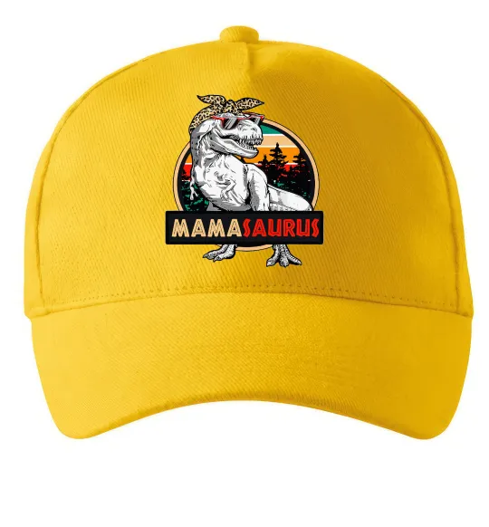 Кепка Mamasaurus Солнечно желтый фото