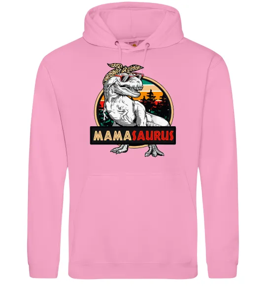 Женская толстовка (худи) Mamasaurus Розовый фото
