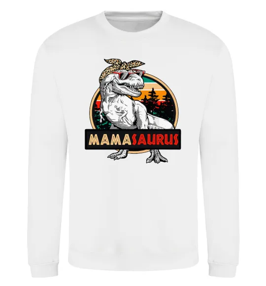 Світшот Mamasaurus Білий фото