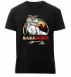 Мужская премиум футболка Mamasaurus Черный фото