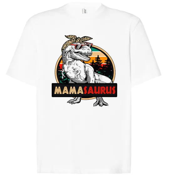 Футболка Оверсайз Mamasaurus Белый фото