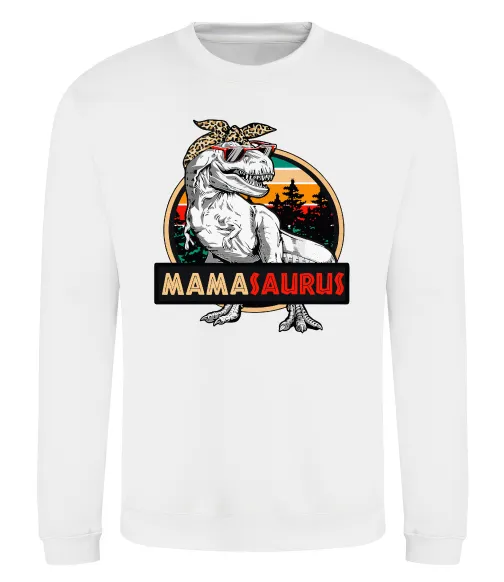 Свитшот Mamasaurus Белый фото