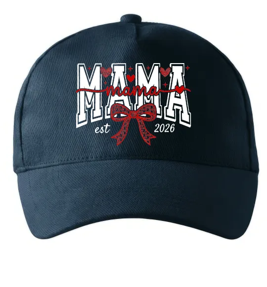 Кепка Mama est напис Темно-синий фото