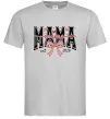 Мужская футболка Mama est напис Серый фото