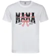 Мужская футболка Mama est напис Белый фото