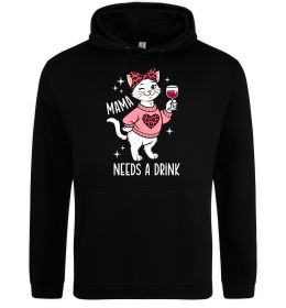 Женская толстовка (худи) Mama needs a drink