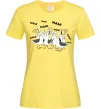 Женская футболка Мам мам мам Лимонный фото