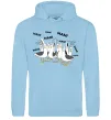 Женская толстовка (худи) Мам мам мам Голубой фото