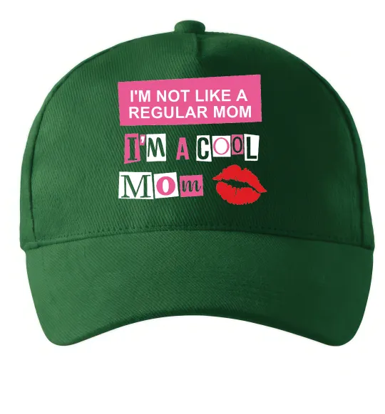 Кепка Cool mom Темно-зеленый фото