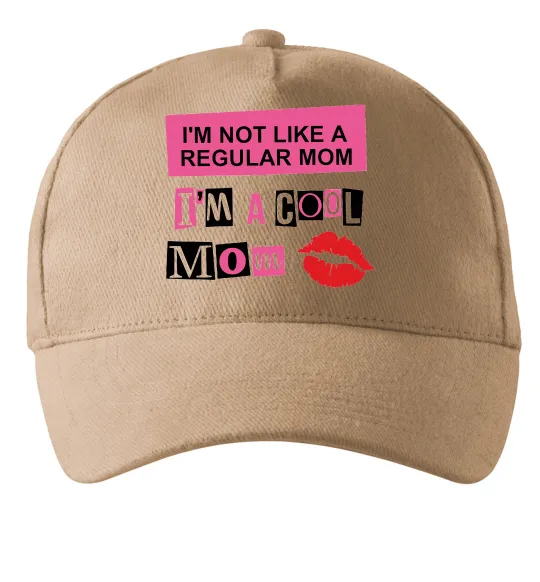 Кепка Cool mom Песочный фото