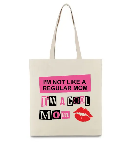 Эко-сумка Cool mom Бежевый фото