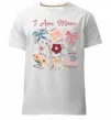 Мужская премиум футболка I am mom Белый фото