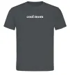Мужская футболка Cool mom ВИШИВКА Графит фото