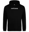 Женская толстовка (худи) Cool mom ВИШИВКА Черный фото