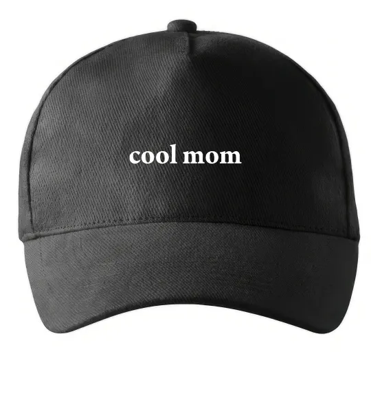 Кепка Cool mom ВИШИВКА Чорний фото