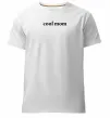 Чоловіча преміум футболка Cool mom ВИШИВКА Білий Чоловіча преміум футболка Cool mom ВИШИВКА Білий фото