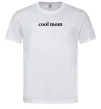 Мужская футболка Cool mom ВИШИВКА Белый фото