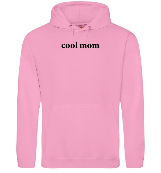 Женская толстовка (худи) Cool mom ВИШИВКА Розовый фото