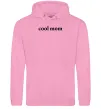 Женская толстовка (худи) Cool mom ВИШИВКА Розовый фото