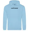 Женская толстовка (худи) Cool mom ВИШИВКА Голубой фото