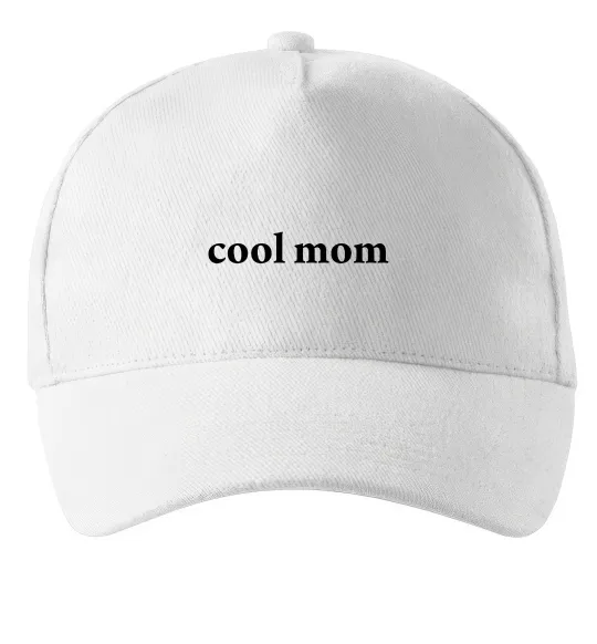 Кепка Cool mom ВИШИВКА Білий фото