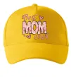 Кепка Best mom ever flowers Солнечно желтый фото