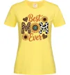 Женская футболка Best mom sunflowers Лимонный Женская футболка Best mom sunflowers Лимонный фото