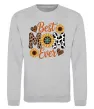 Свитшот Best mom sunflowers Серый меланж Свитшот Best mom sunflowers Серый меланж фото