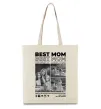 Эко-сумка Best mom фото Бежевый фото