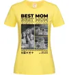Женская футболка Best mom фото Лимонный фото