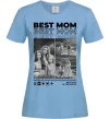 Женская футболка Best mom фото Голубой фото
