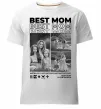 Мужская премиум футболка Best mom фото Белый фото