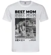 Мужская футболка Best mom фото Белый фото