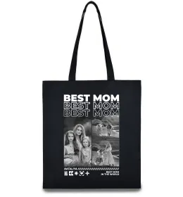 Эко-сумка Best mom фото Черный фото