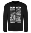 Свитшот Best mom фото Черный фото