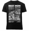 Мужская премиум футболка Best mom фото Черный фото