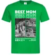 Мужская футболка Best mom фото Зеленый фото