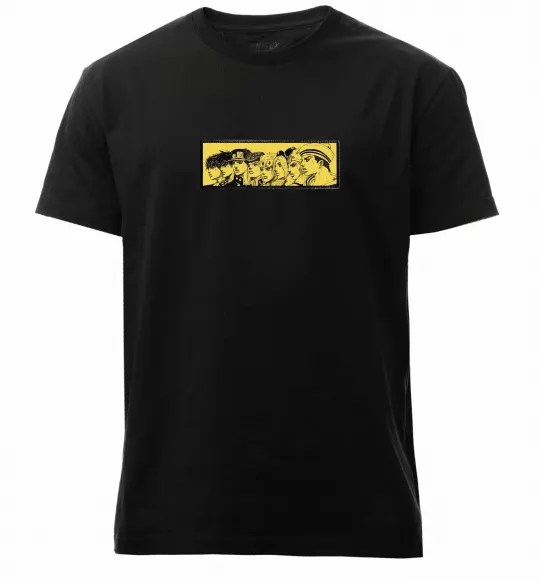 Чоловіча преміум футболка Набір з 4 патчів ДжоДжо Чорний фото