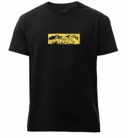 Мужская премиум футболка Набір з 4 патчів ДжоДжо Черный фото