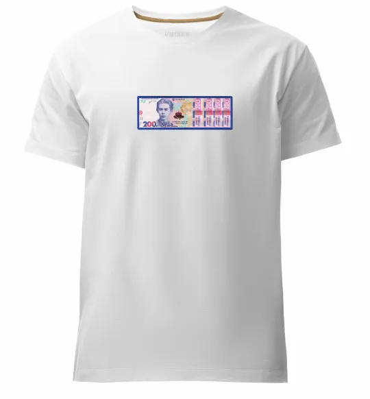 Мужская премиум футболка Набір з 4 нашивками Український стиль Белый фото