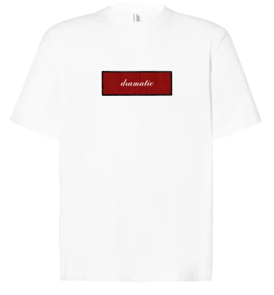 Футболка Оверсайз Набір з 4 змінними нашивками з написами Білий фото