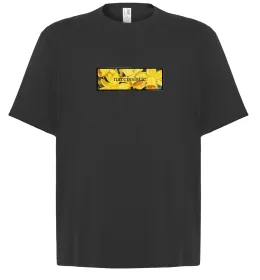 Футболка Оверсайз Набір з 4 патчів з мемними написами Черный фото