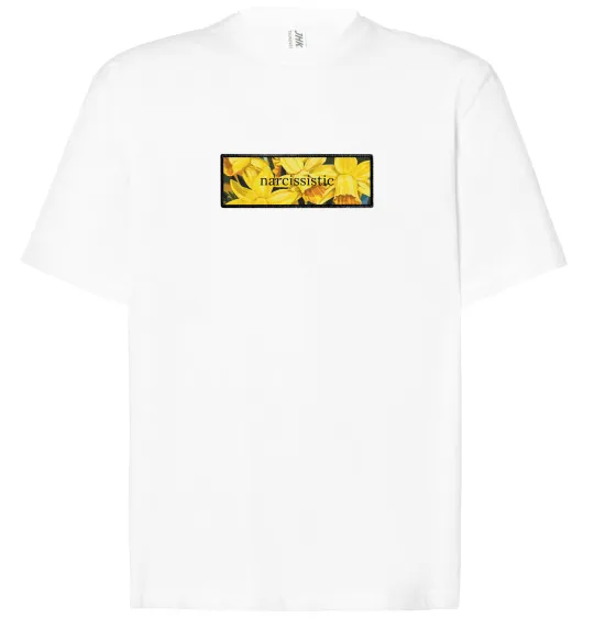 Футболка Оверсайз Набір з 4 патчів з мемними написами Білий фото