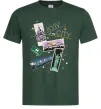 Мужская футболка Kyiv is my city Темно-зеленый фото