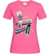 Женская футболка Kyiv is my city Ярко-розовый фото