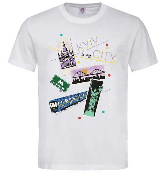 Мужская футболка Kyiv is my city Белый фото