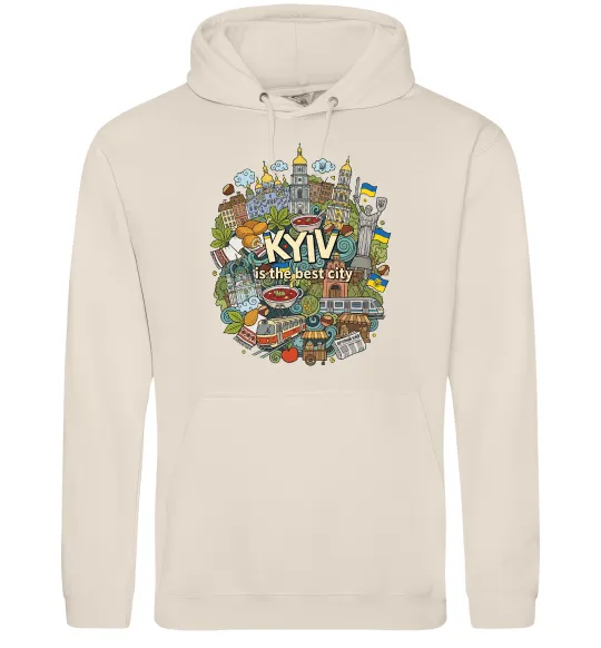 Чоловіча толстовка (худі) Kyiv is the best city Таш фото