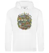 Женская толстовка (худи) Kyiv is the best city Белый фото