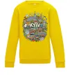 Детский Свитшот Kyiv is the best city Солнечно желтый Детский Свитшот Kyiv is the best city Солнечно желтый фото