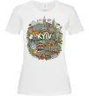 Женская футболка Kyiv is the best city Белый фото